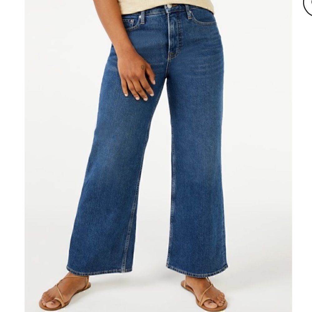 NWT Free Assembly The Wide Straight Jean